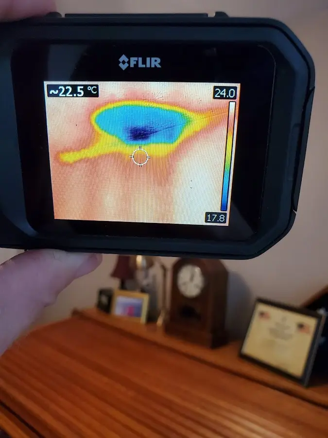 Thermal imaging inspection for water damage in Ladue