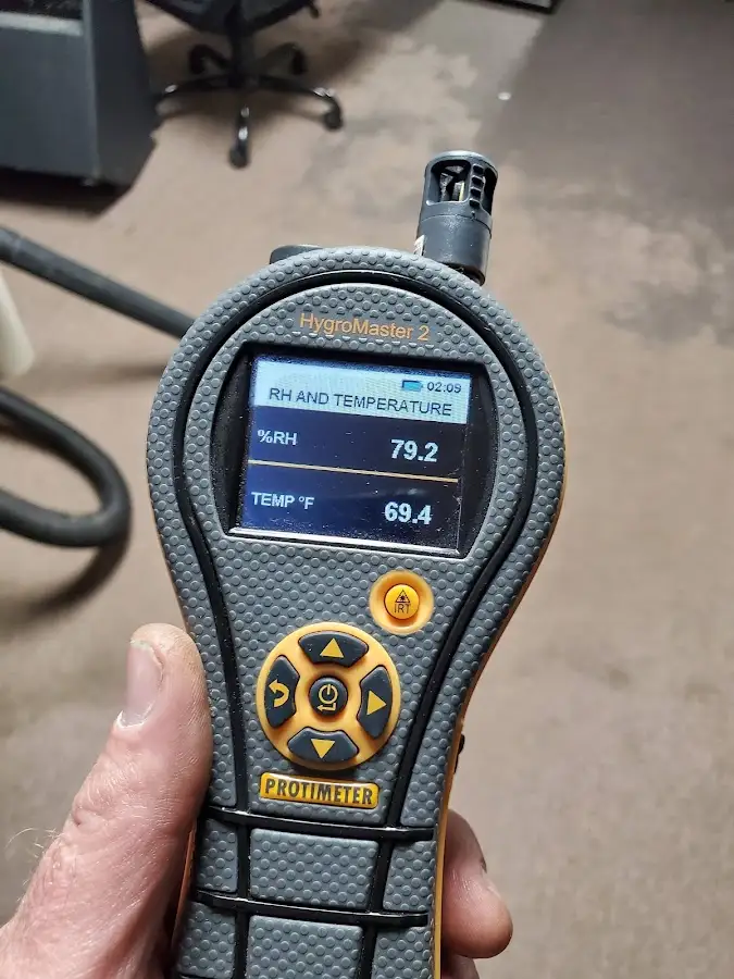 Moisture meter humidity assessment for Mold Remediation & Removal in Ladue